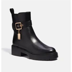 Coach Lacey Leather Bootie